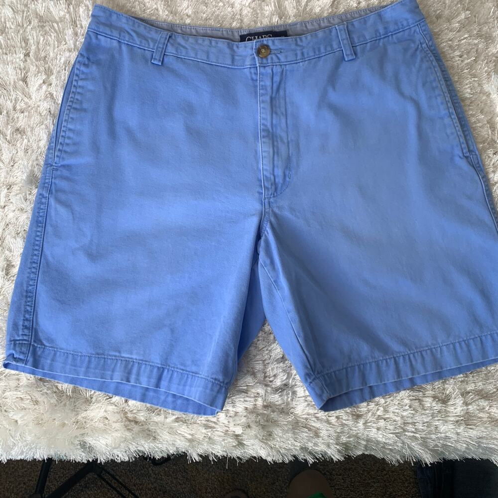 Chaps Light Blue Preppy Cotton Shorts Sz 36